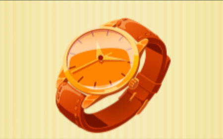 Reddish Wristwatch